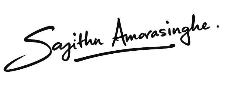 Sajitha Amarasinghe Signature